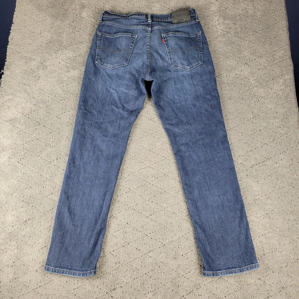 Levis 541 Jeans Mens 32x32 Blue Athletic Fit Taper Whisker Stretch Denim